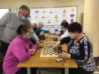 VI шахматный турнир среди пенсионеров.